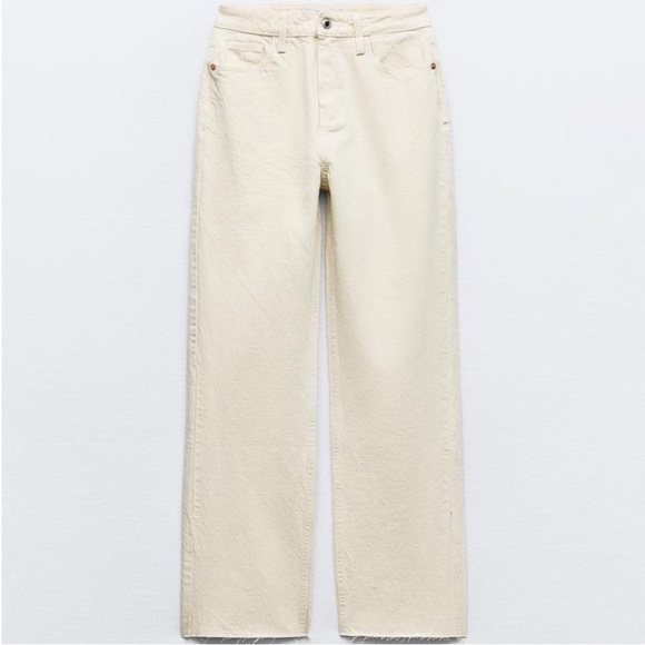 Zara Butter Yellow Jeans - Picture 2 of 11